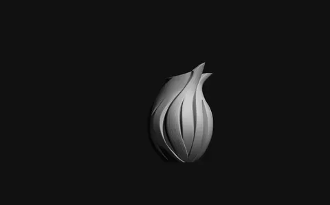 Ваза Цветок — 3D printed botanical vase