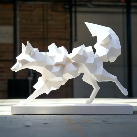 Лисица — 3D printed animal figurine