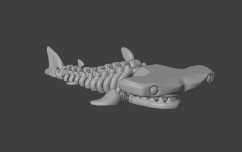 Акуламолот — 3D printed flexi sea creature