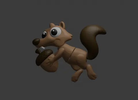 Белка — 3D printed animal figurine
