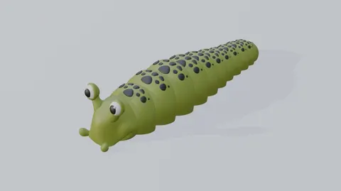 Гусеница — 3D printed animal figurine