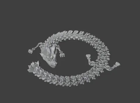 Дракон — 3D printed flexi dragon