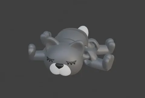 Кот — 3D printed cat figurine