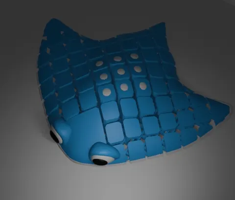 Скат — 3D printed flexi sea creature