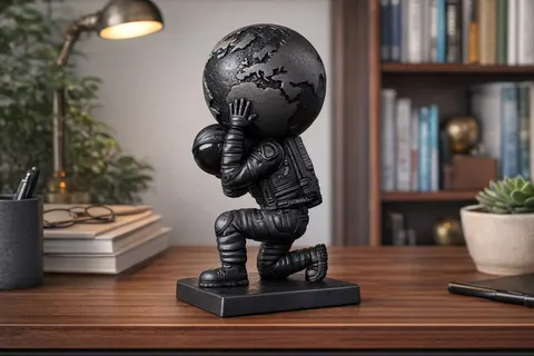 Modern Atlas — 3D printed decor piece