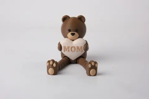 Mom Bear Flexi Toy — 3D printed flexi animal