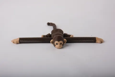 Monkey Flexi Toy Slinky Fidget — 3D printed fidget toy