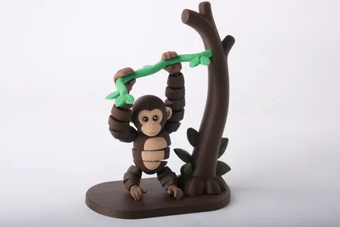 Monkey Swing Flexi Toy — 3D printed flexi dragon