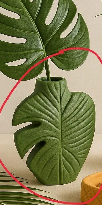 Monstera Vase 4 — 3D printed botanical vase