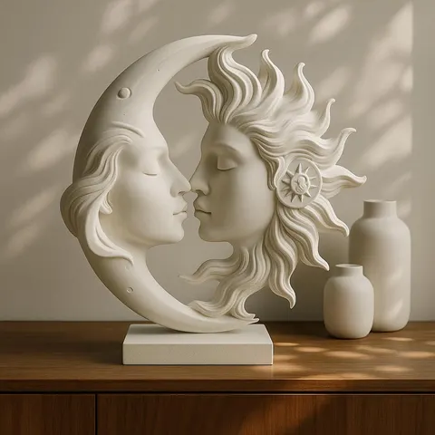 Moon And Sun — 3D printed decor piece