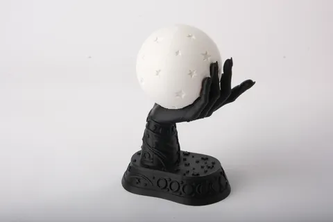 Moon Hand Sculpture — 3D printed face sculpture