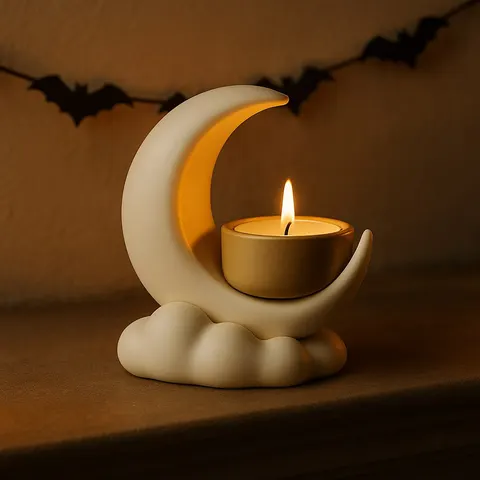 Moon In Cloud — 3D printed lamp