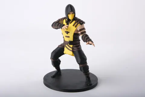 Mortal Kombat Scorpion Collectible Figurine — 3D printed gothic figurine