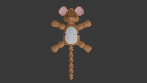 Mouse — 3D printed decor piece