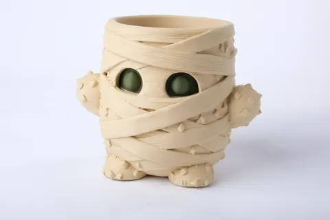 Mummy Cactus Vase — 3D printed seasonal vase