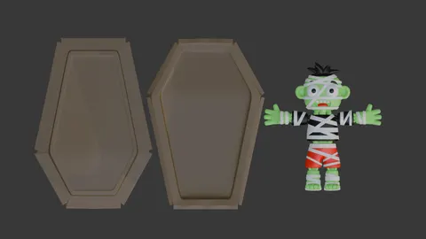 Mummy2 — 3D printed gothic figurine