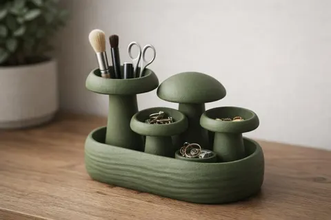 Mushroom Stand 2 — 3D printed botanical tray