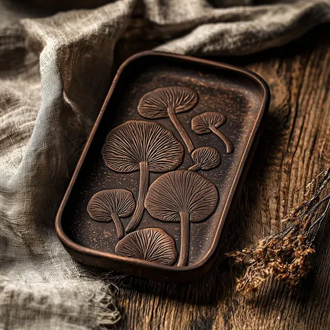 Mushrooms 3 — 3D printed botanical tray