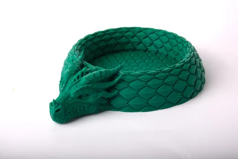 Mythical Dragon Bowl — 3D printed figural vase
