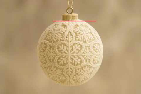 New Year's Ball — 3D printed gothic figurine