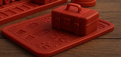 New Years Stand 2 — 3D printed desk organizer