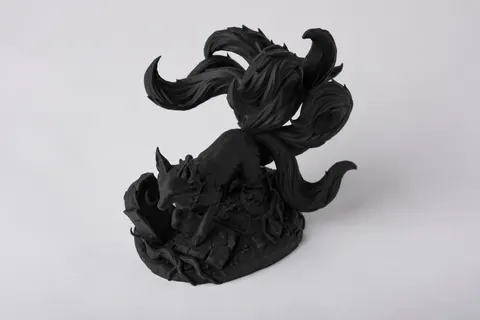 Nine-Tailed Kitsune — 3D printed animal figurine