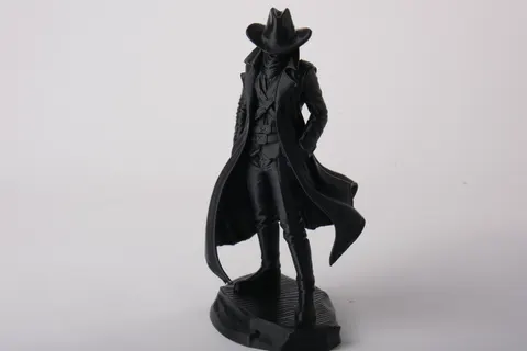 Noir Nomad — 3D printed bust sculpture