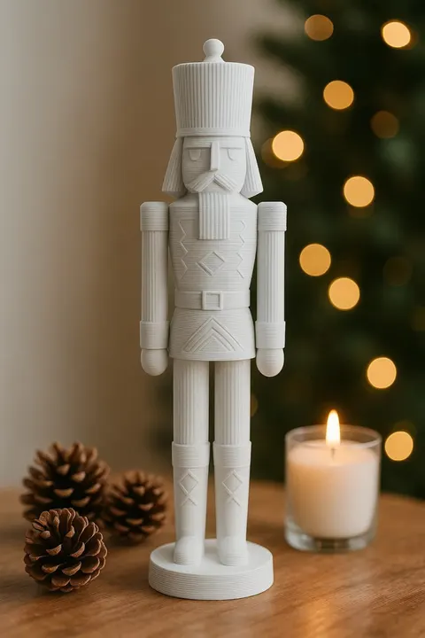 Nutcracker Figurine — 3D printed bust sculpture