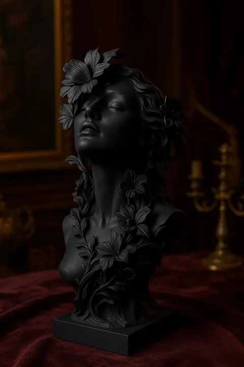 Nymph In Flowers — 3D printed botanical sculpture
