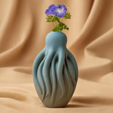 Octopus Vase — 3D printed figural vase