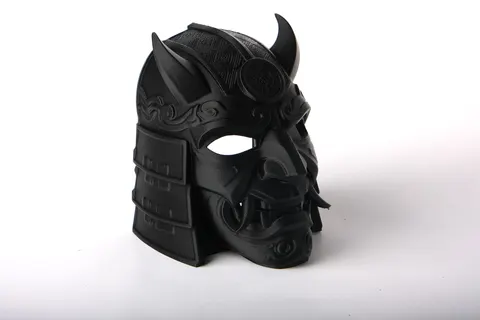 Oni Samurai Helmet Mask Decor — 3D printed gothic figurine
