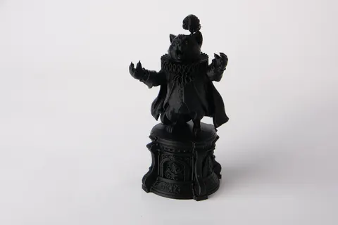 Opera Cat Sculpture — 3D printed cat figurine