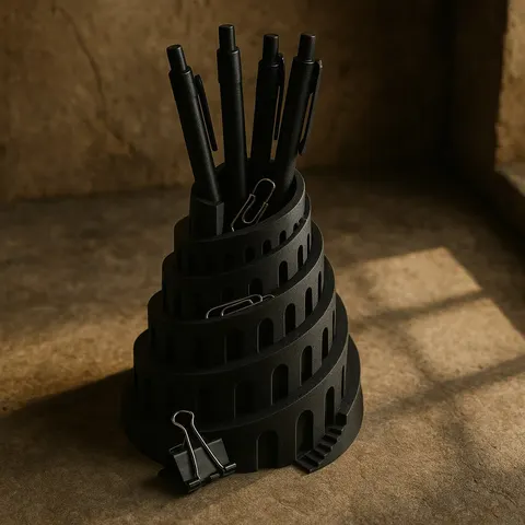 Organizer Tower — 3D printed minimalist organizer