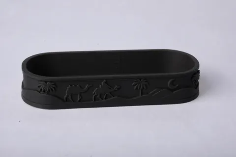 Oriental-Themed Tray with Camel Relief Design — 3D printed animal tray