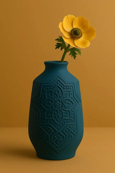 Oriental Vase 4 — 3D printed botanical vase