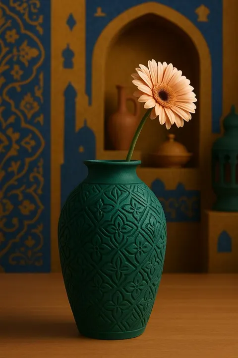 Oriental Vase 5 — 3D printed geometric vase
