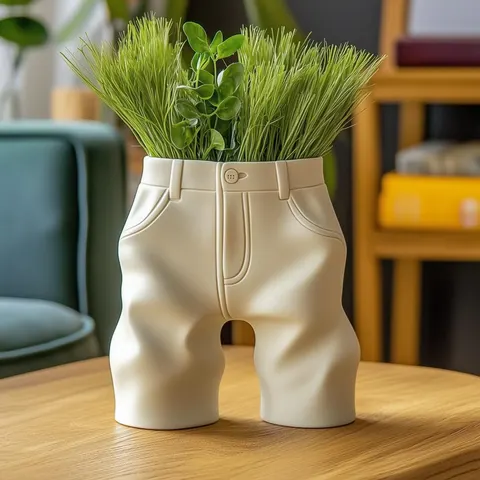 Pants — 3D printed figural vase