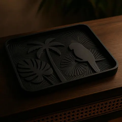 Parrot Tray — 3D printed animal tray