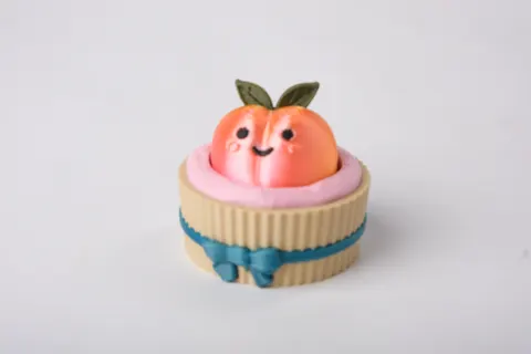 Peach Cake Clicker — 3D printed fidget toy
