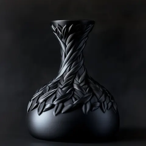 Pigtail — 3D printed botanical vase