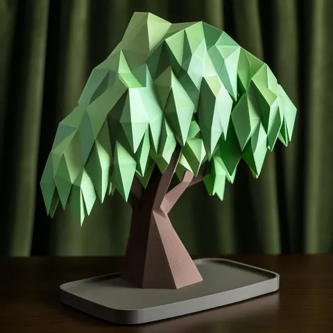 Poly Tree — 3D printed botanical sculpture