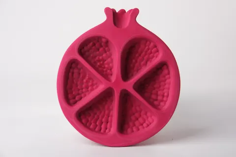 Pomegranate Slice Tray — 3D printed kitchen accessory