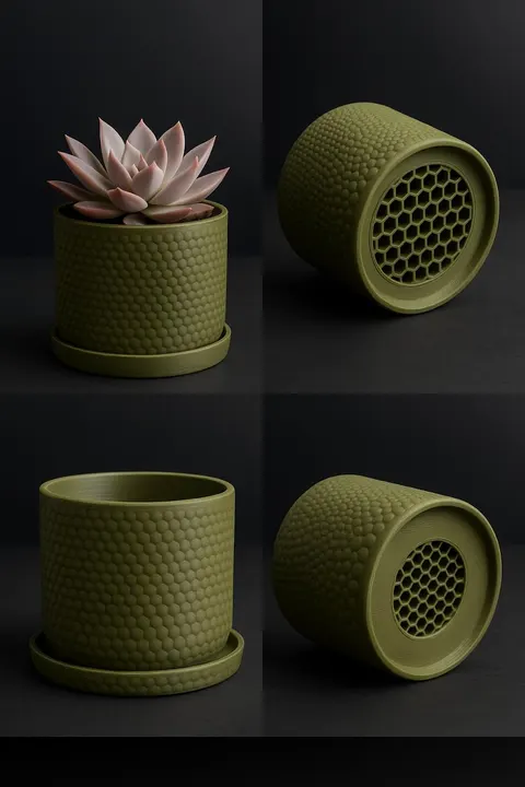Pot Cells 2 — 3D printed geometric vase