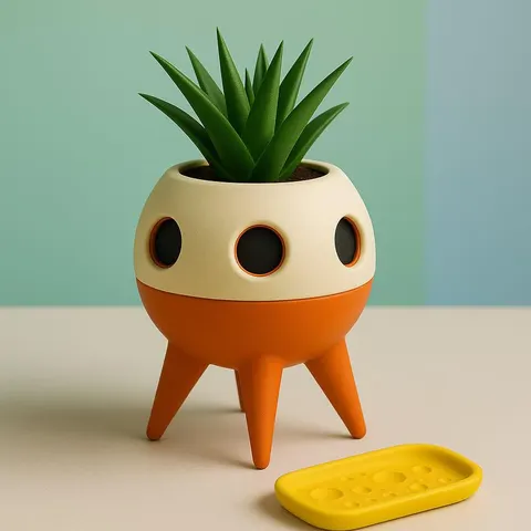 Pot With Legs — 3D printed botanical vase