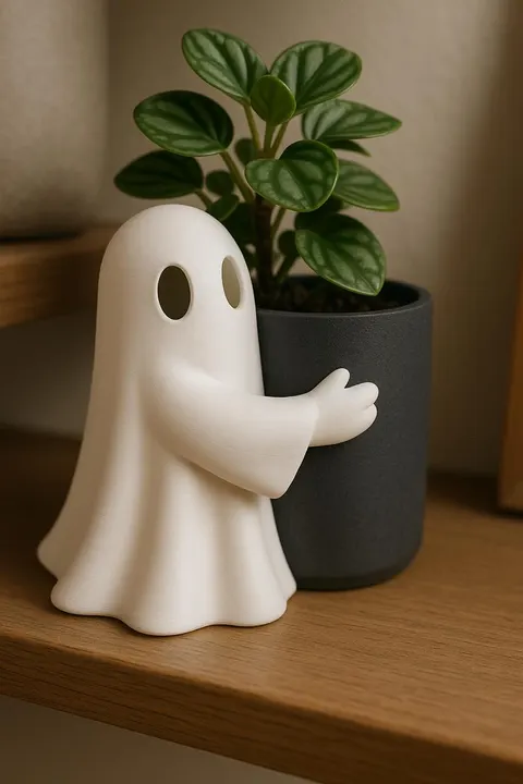 Potty And Ghost — 3D printed gothic figurine
