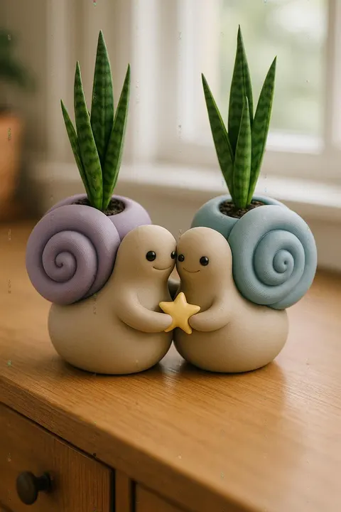 Potty Guards — 3D printed figural vase