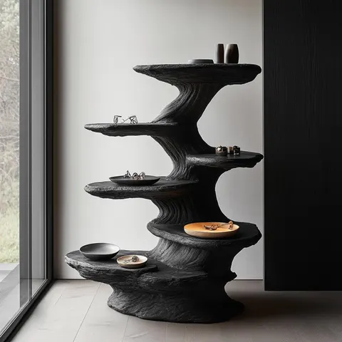 Premium Decorative Shelf Half — 3D printed wall decor piece
