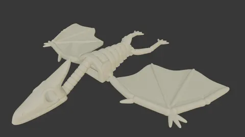 Pterodactyl — 3D printed flexi reptile