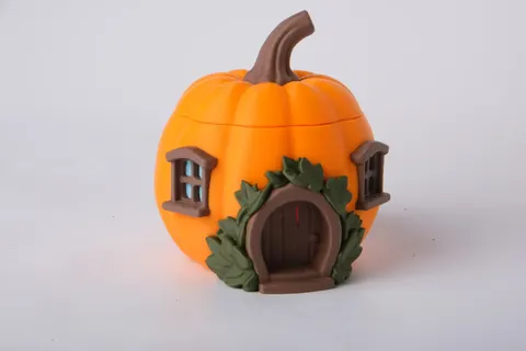 Pumpkin Cottage Candy Bowl — 3D printed kitchen accessory