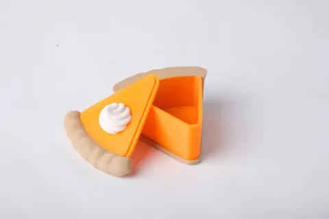 Pumpkin Pie Slice Storage Box, Fall Decor — 3D printed kitchen accessory